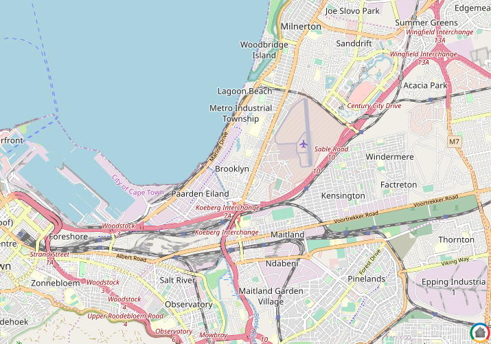 Map location of Brooklyn - Ct